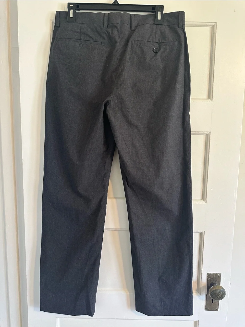 Banana Republic Modern Fit Men's Classic Dark Gray Dress Pants 32x30